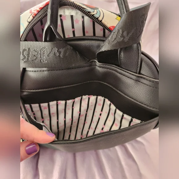 Betsey Johnson Small Grafitti Backpack - Picture 3 of 7